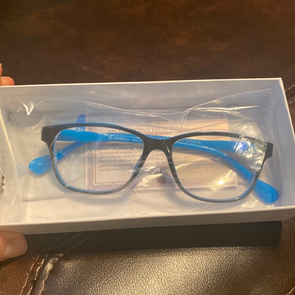 NWT Black and Blue, Blue Light Blocking Glasses